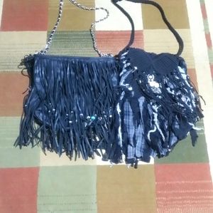 One of a kind fringe bags
